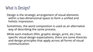 Elements of Art & Principles of Design Presentation | PPTX