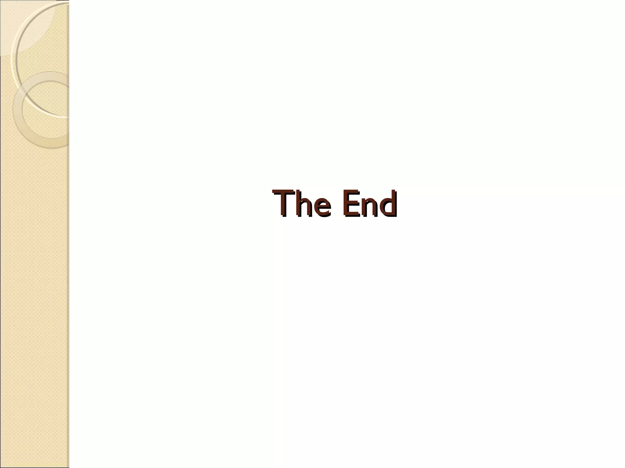 The End

 