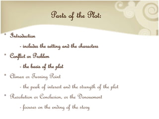 Elements of a Short Story | PPTX