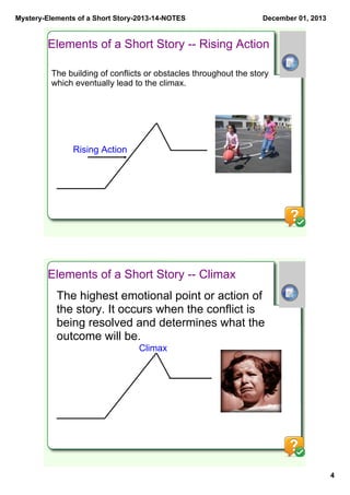 Elements Of A Short Story Notes | PDF