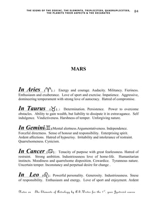 Elements of astrology -NOTES FOR STUDENTS | PDF