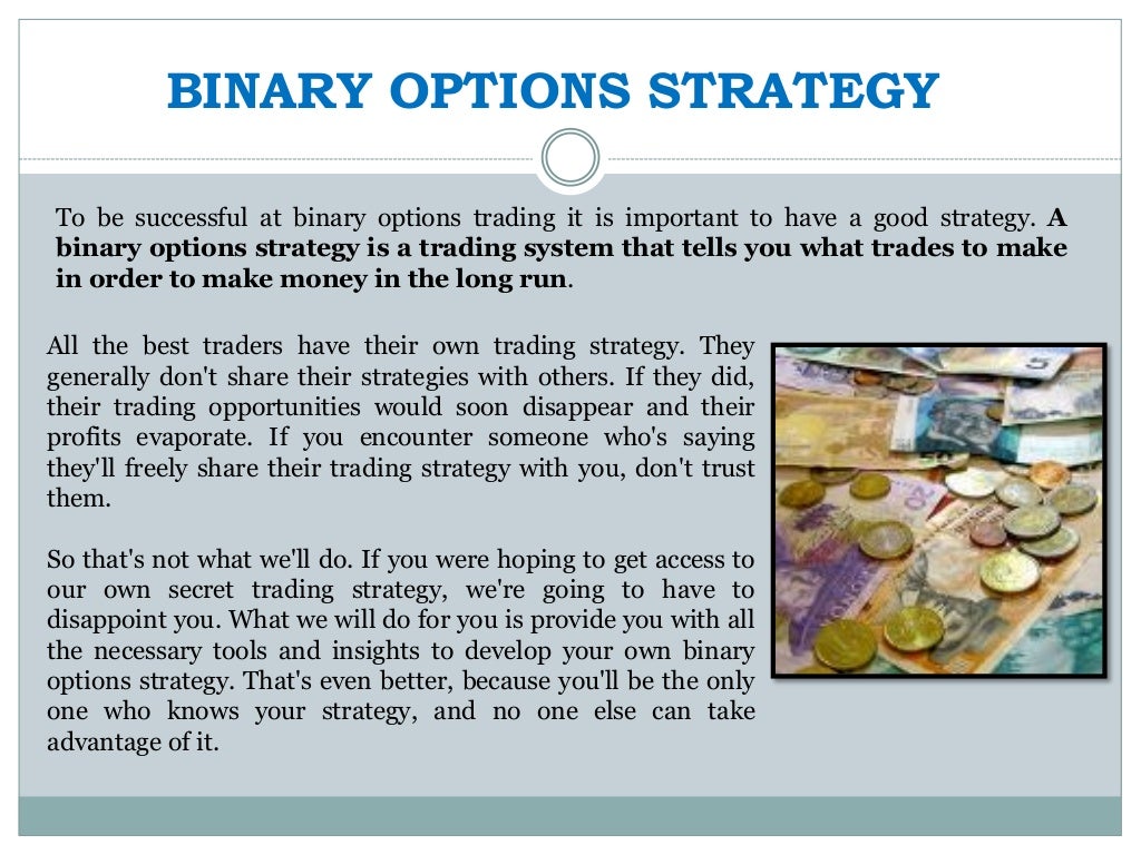 Make Money With Binary Options Trading