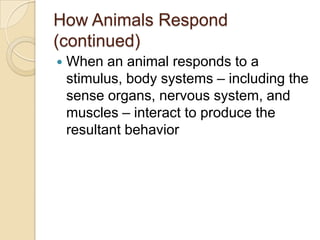 Elements Of Behavior | PPTX