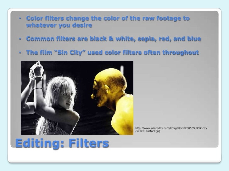 Elements of cinematography