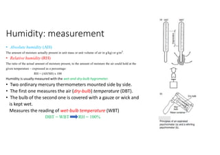 Unit Of Humidity ELEMENTS OF CLIMATE DETAILED CLASIFICATION ABOUT DIFFRENT CLIMET | PDF