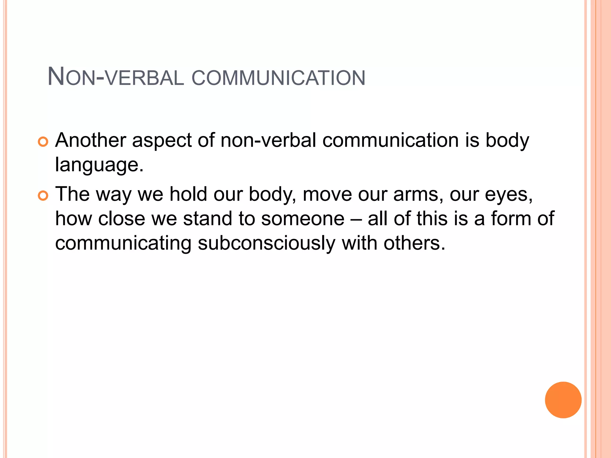 Elements of com, internal map, verbal clues, representation, internal ...