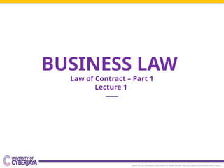 Elements of contract 1.pptx business law | PPTX