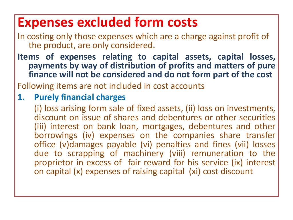 Elements of cost and cost sheet