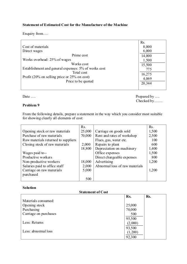 estimated travel expenses