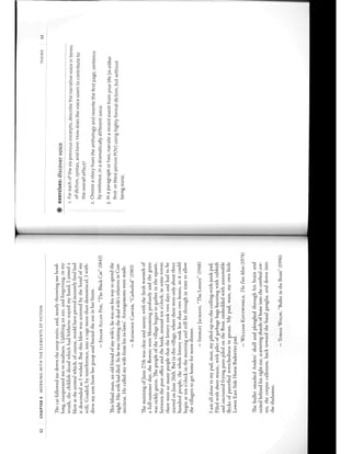 Elements of creative writing