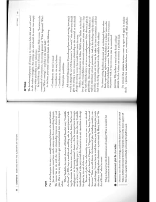 Elements of creative writing