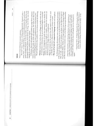 Elements of creative writing