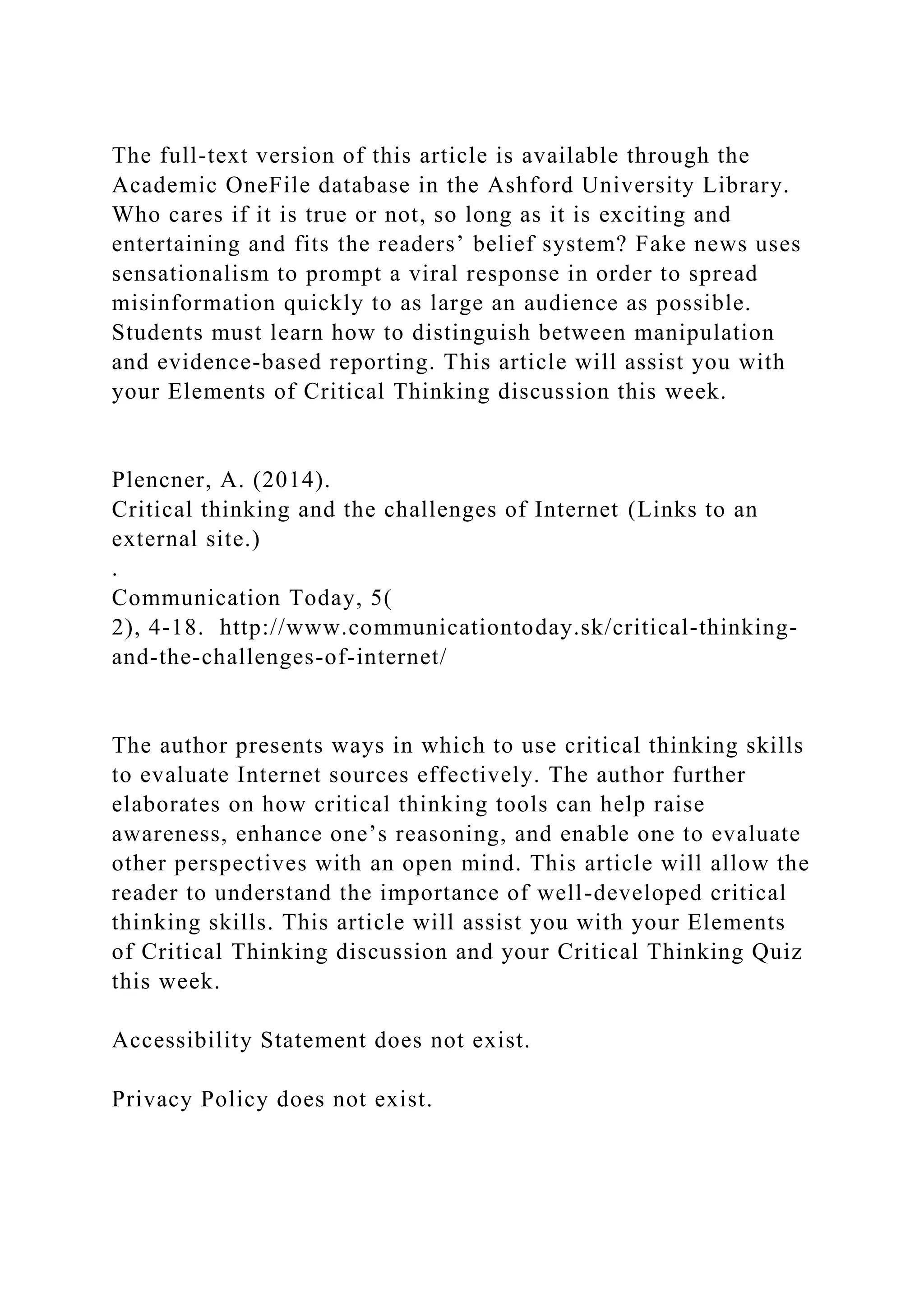 Guadalupe County Newspaper: The Importance Of Critical Thinking - i5o500h