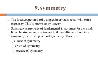 Elements of crystal | PPTX