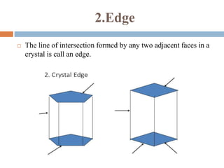Crystal Edges Elements of crystal | PPTX