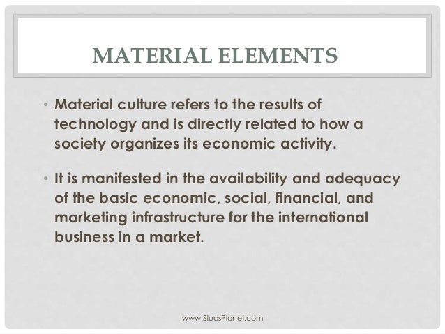 Material Elements E2 80 A2 Material Culture Material Elements E2 80 A2 Material Culture