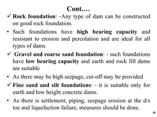 Elements of dam engineering | PDF
