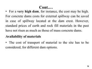 Elements of dam engineering | PDF