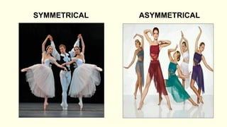 SYMMETRICAL ASYMMETRICAL
 