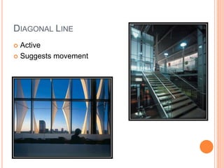 Dynamic Line Interior Design Elements of design | PPTX