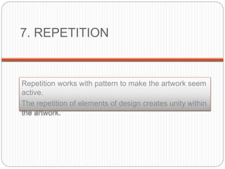 Elements of design | PPTX