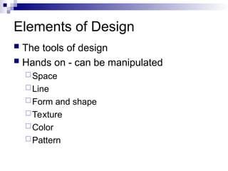 Elements Of Design ILLUSTRATION NC II.ppt
