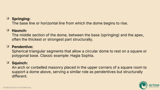 Presentation on Elements of Domes (Structures) | PPTX