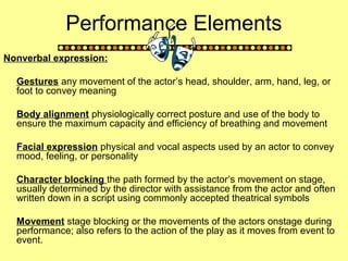 Elements of drama | PPT