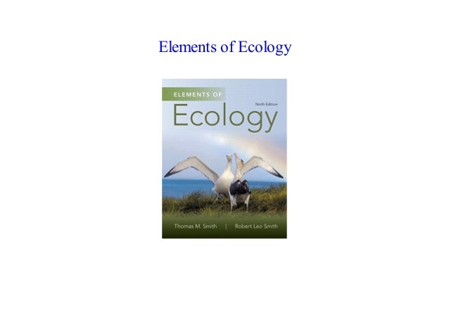 elements of ecology smith pdf download free