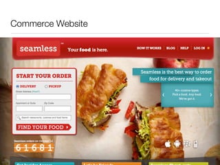 Commerce Website
 