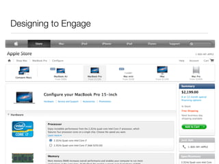 Designing to Engage
 