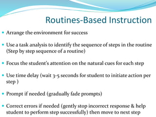 Set Routine Teaching Elements of Effective Teaching | PPTX
