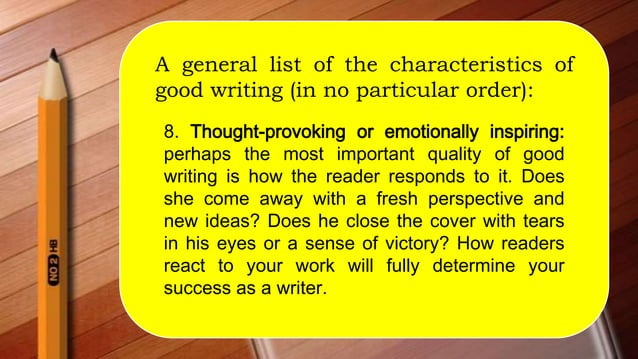 Elements Of Effective Writing