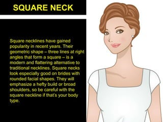 Elements of fashion neckline