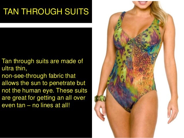 tan through fabric