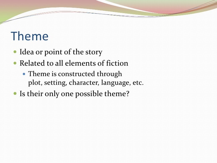 setting elements of fiction setting elements of fiction