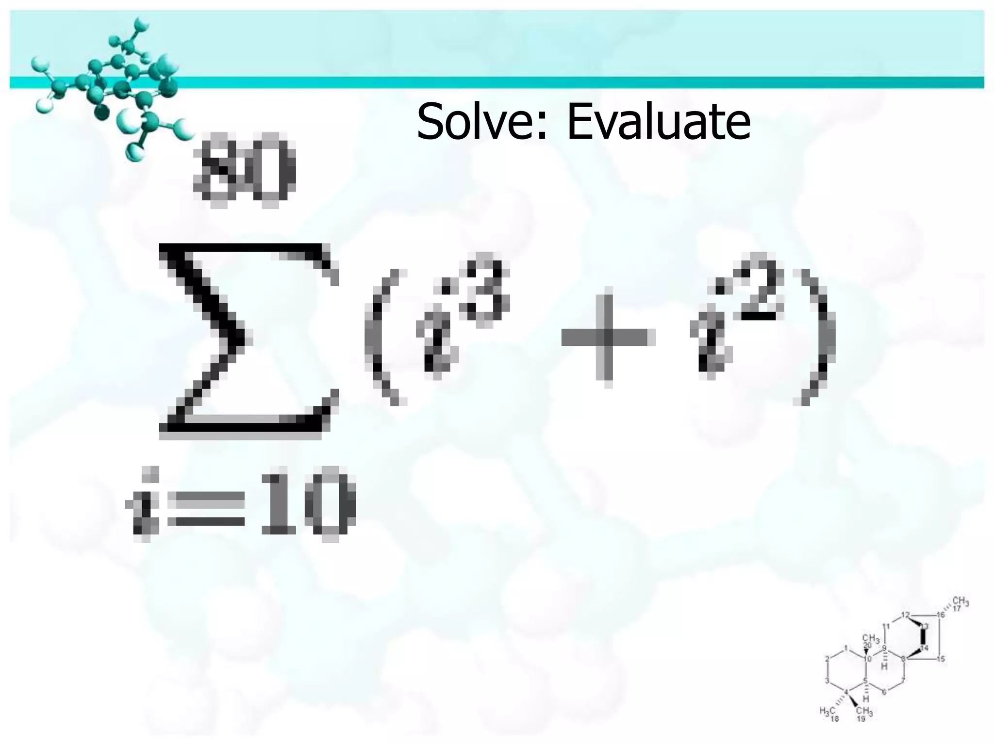 Solve: Evaluate 