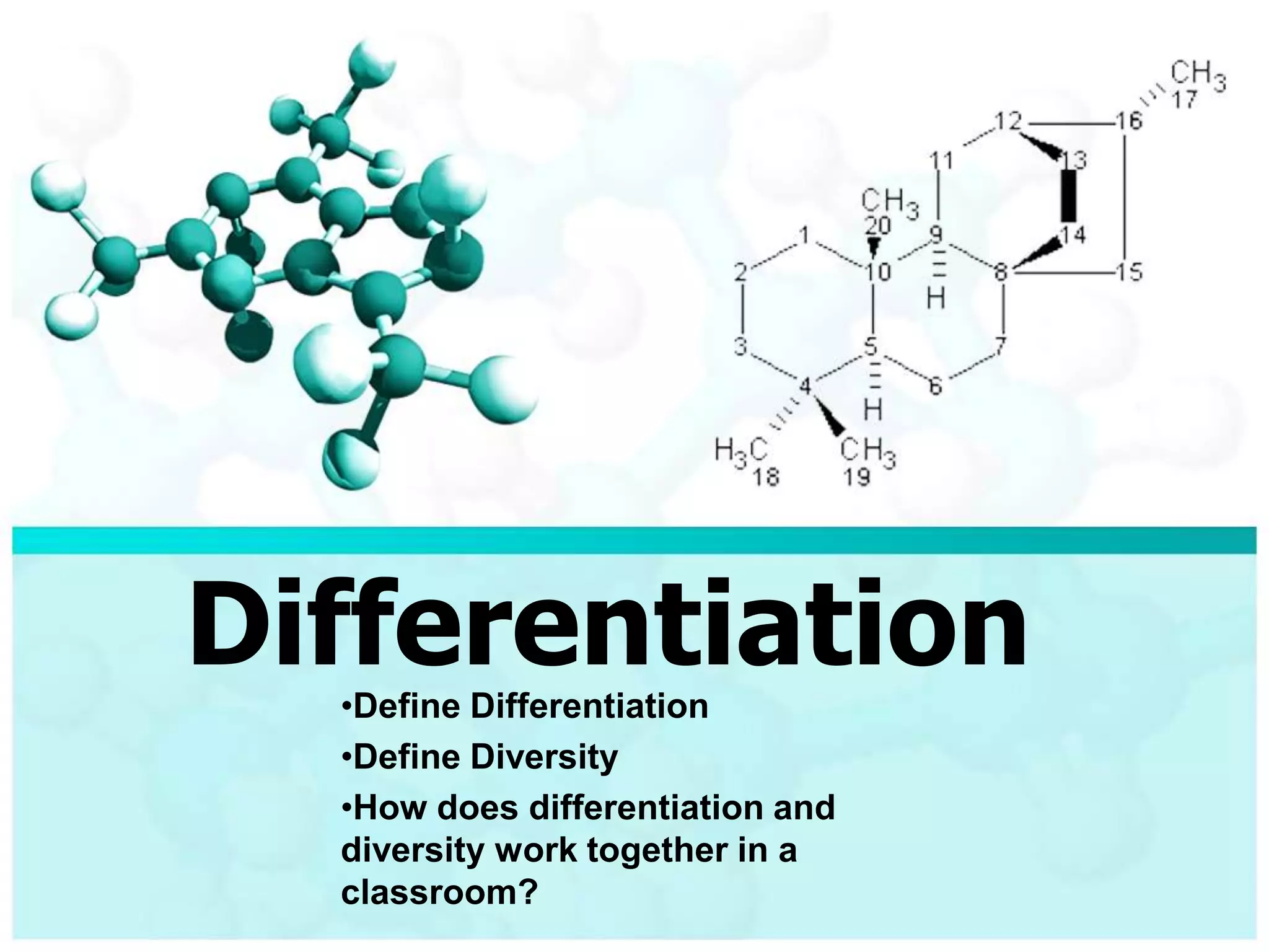 Differentiation Define Differentiation