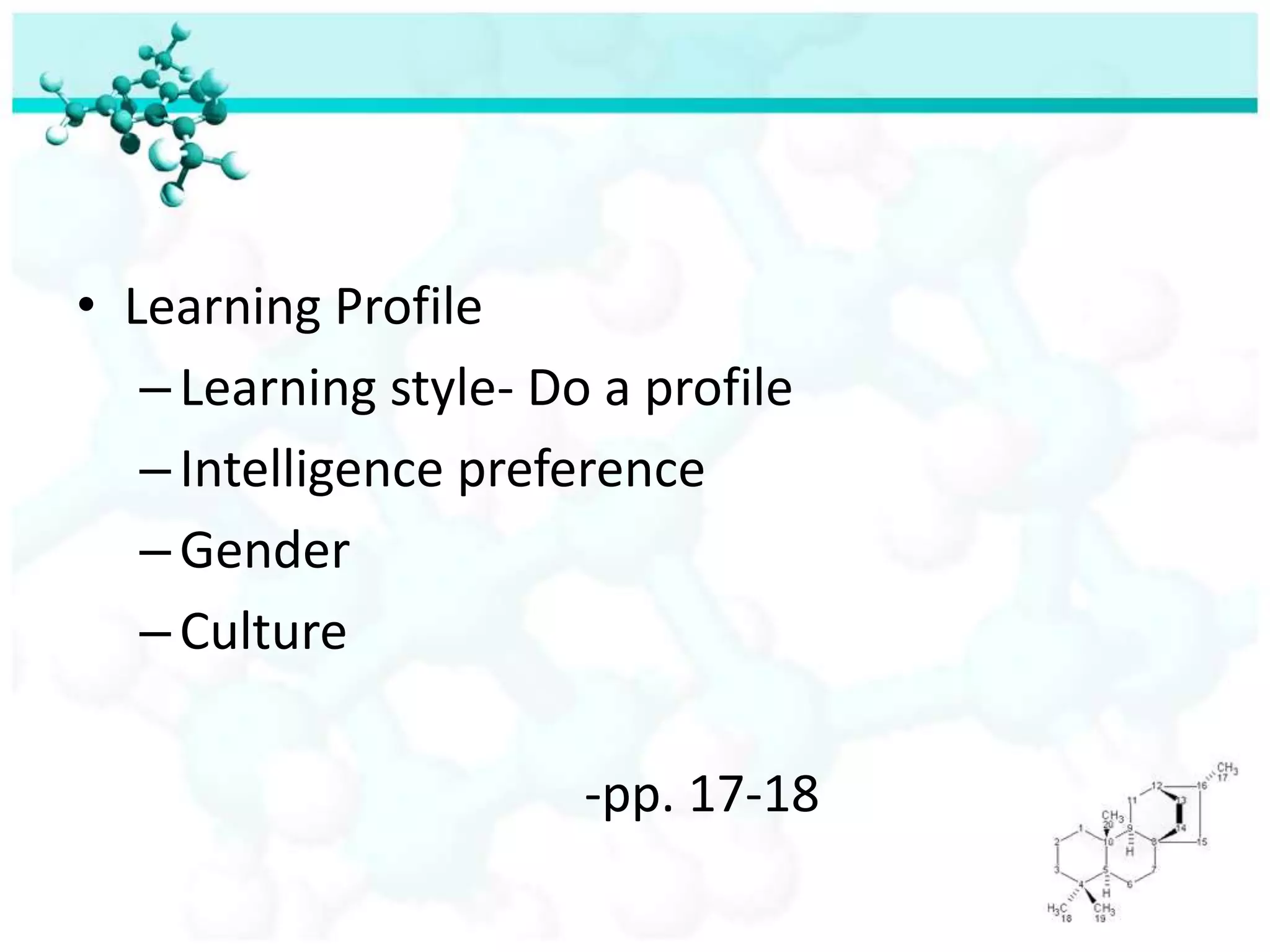 Understanding DifferentiationKey Elements:ContentProcessProductAffectReadinessInterestShare how you are going to use these elements in your classroom.                       pp. 14-16