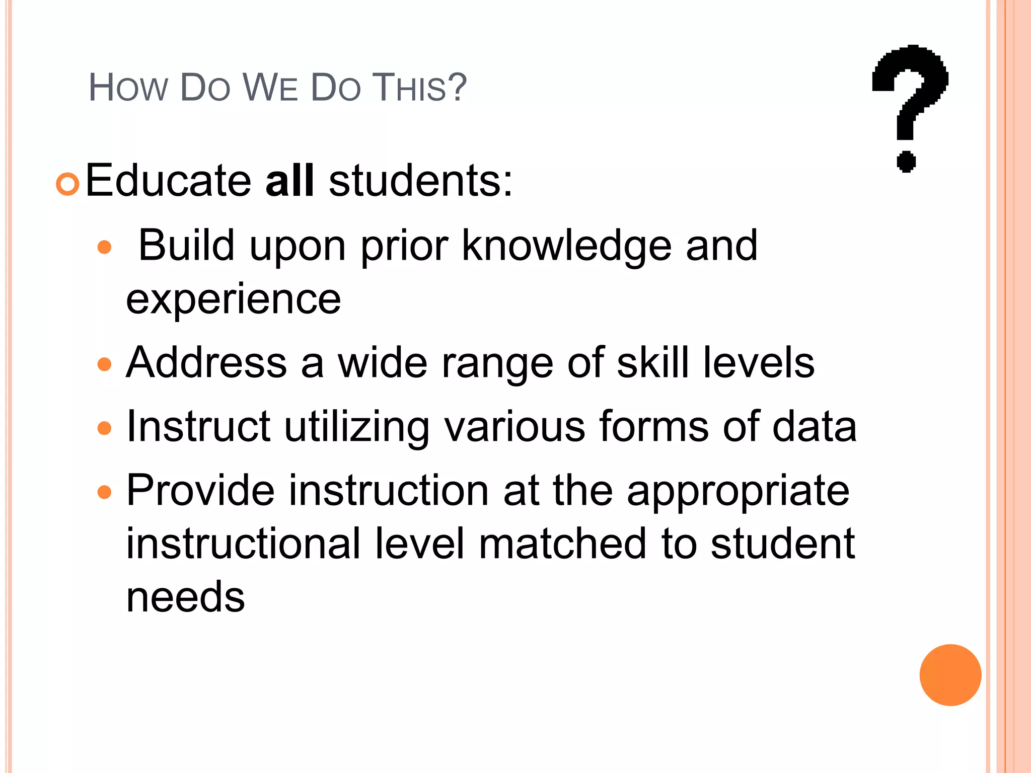 What are some advantages of RtI?One advantage of RTI in the diagnosis of educational disabilities is that it allows schools to intervene early to meet the needs of struggling learners. Another advantage is that RTI maps those specific instructional strategies found to benefit a particular student. This information can be very helpful to both teachers and parents.