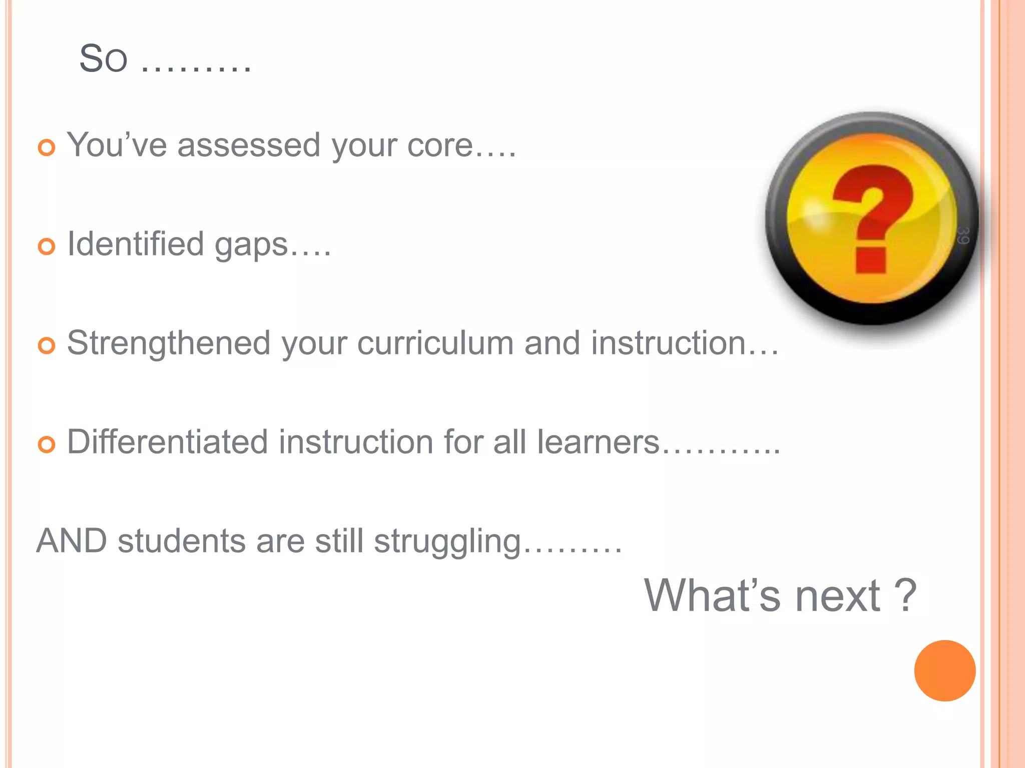 Wilkes County Schools and Responsiveness to Instruction Two National  models of RtIProblem-solvingStandard ProtocolResponse to Intervention”Born out of Reauthorization of Special Ed Law (IDEA 2004)North Carolina’s RtI ModelProblem-Solving Model (PSM)Four tiersAssessment  Includes Curriculum Based Measurement (CBM) and Formative Assessment (FA)35