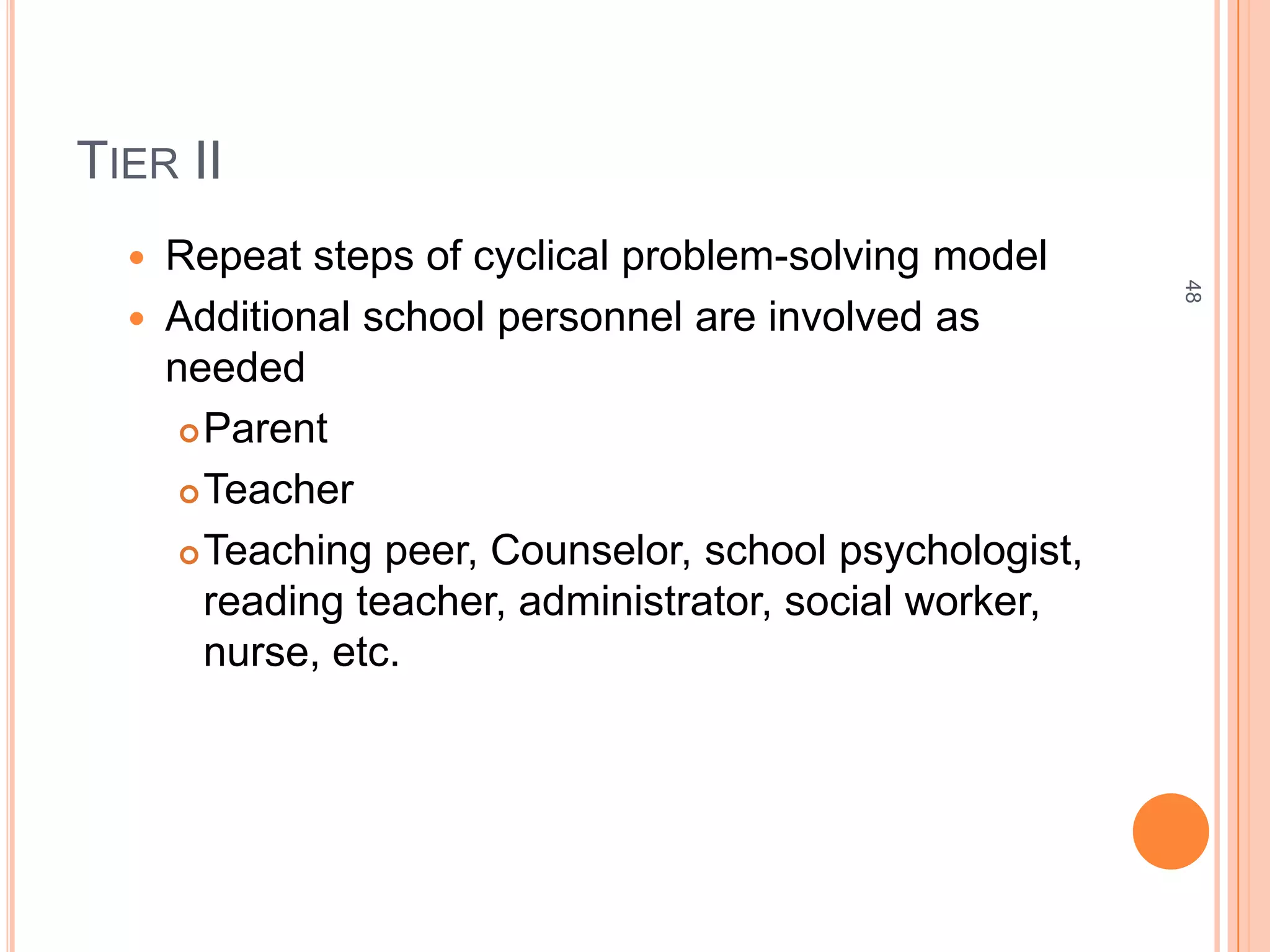 Student problems are defined