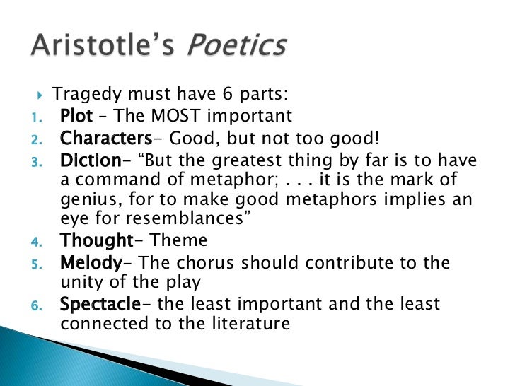 Aristotle poetics essay