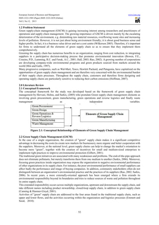 Elements of green supply chain management | PDF