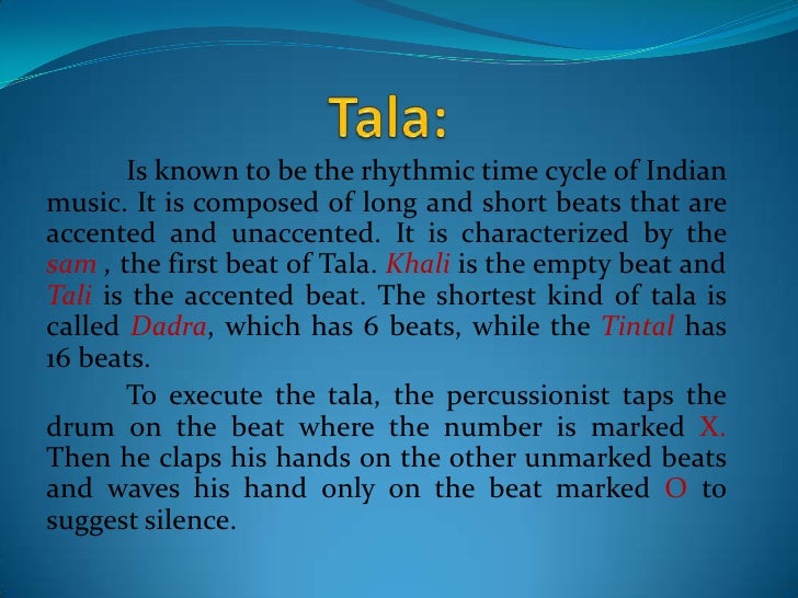 Elements of indian music