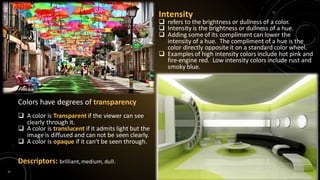 Elements of interior design  Slide 82