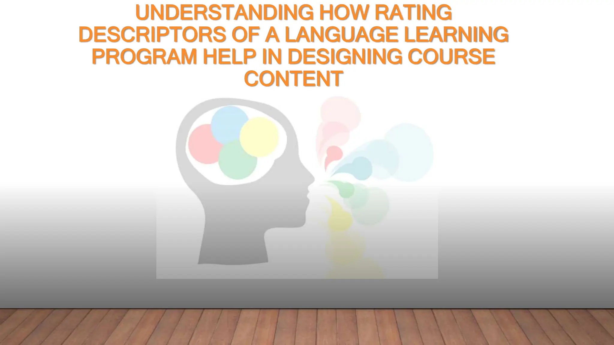 Elements of language learning - an analysis of how different elements ...