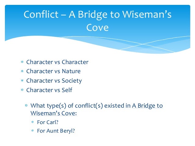 a bridge to wiseman s cove essay Essays from bookrags provide great ideas for a bridge to wiseman's cove essays and paper topics like essay view this student essay about a bridge to wiseman's cove. a bridge to wiseman s cove essay Essays from bookrags provide great ideas for a bridge to wiseman's cove essays and paper topics like essay view this student essay about a bridge to wiseman's cove.