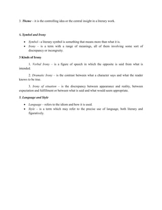 Elements of literature and the combined arts | PDF