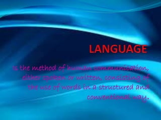 Elements of literature & the combined arts | PPTX